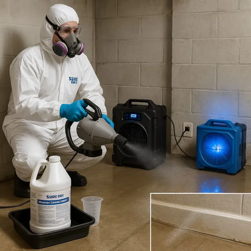 Sanitization and Odor Removal process in Waukomis, OK