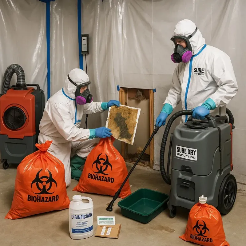 Contaminated Water Handling Protocols process in Waukomis, OK